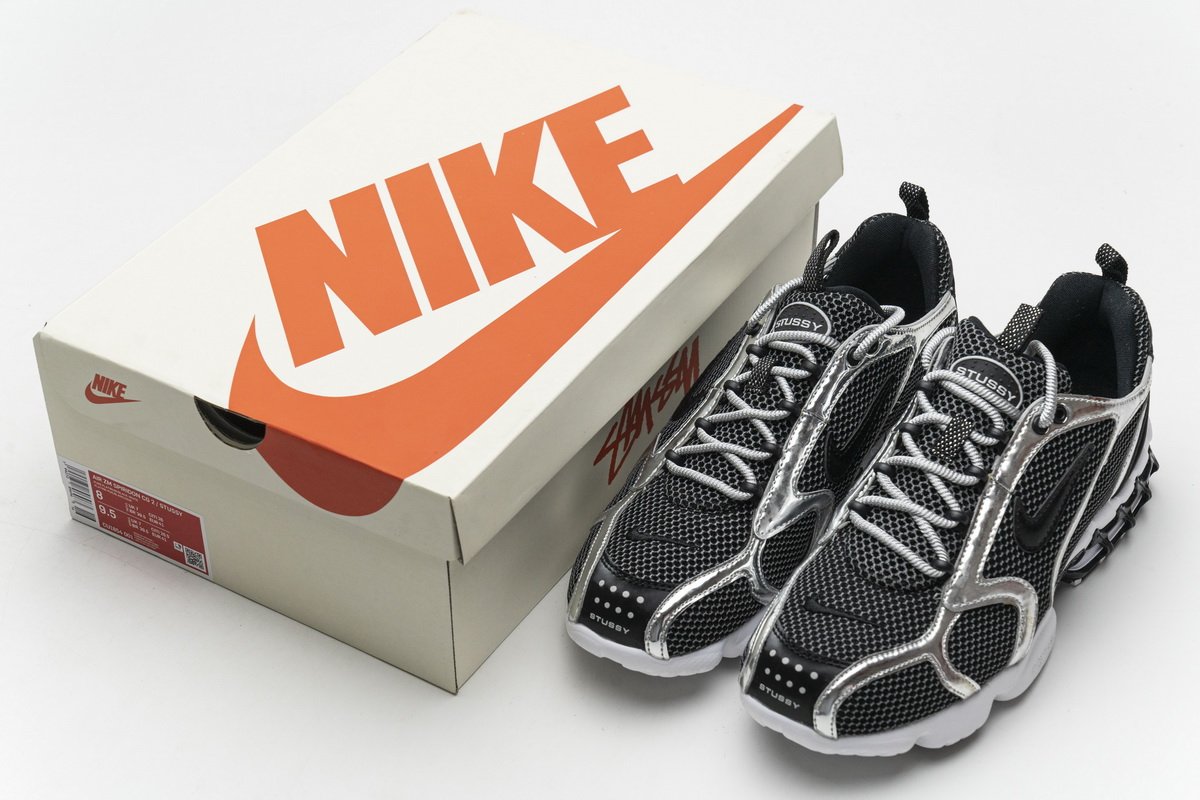 NIKE AIR ZOOM SPIRIDON CAGE 2 STUSSY "PLATINIUM"