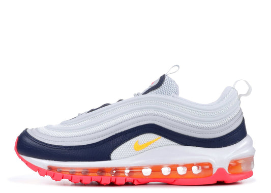 NIKE AIR MAX 97 "PLATINUM NAVY ORANGE"