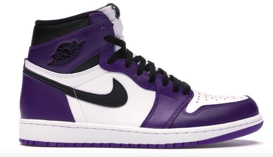 NIKE AIR JORDAN 1 RETRO HIGH COURT PURPLE WHITE