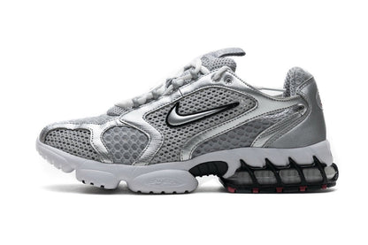 NIKE AIR ZOOM SPIRIDON CAGE 2 STUSSY "METALLIC SILVER"