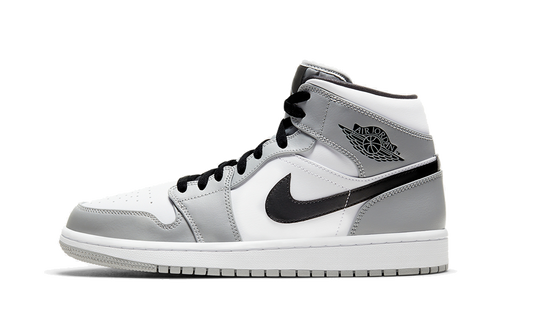 NIKE AIR JORDAN 1 MID LIGHT SMOKE GREY (GS)