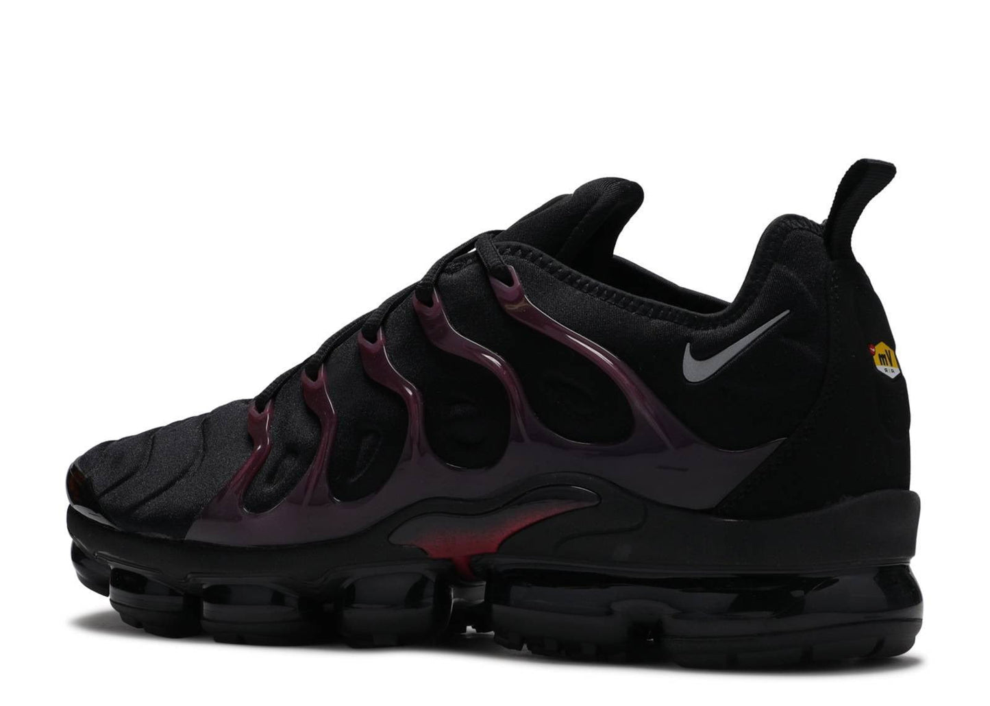 NIKE AIR VAPORMAX PLUS "BLACK NOBLE RED"