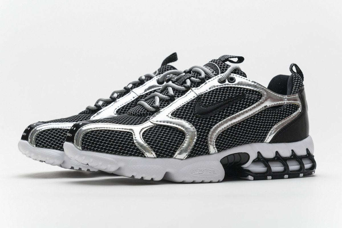 NIKE AIR ZOOM SPIRIDON CAGE 2 STUSSY "PLATINIUM"