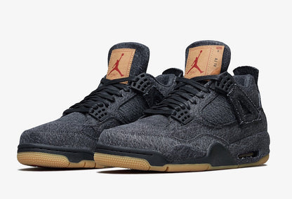 Nike Jordan 4 retro X Levis black